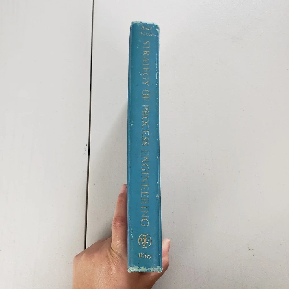Strategy Of Process Engineering Book Rudd Watson Hardcover Vintage Chemical Text